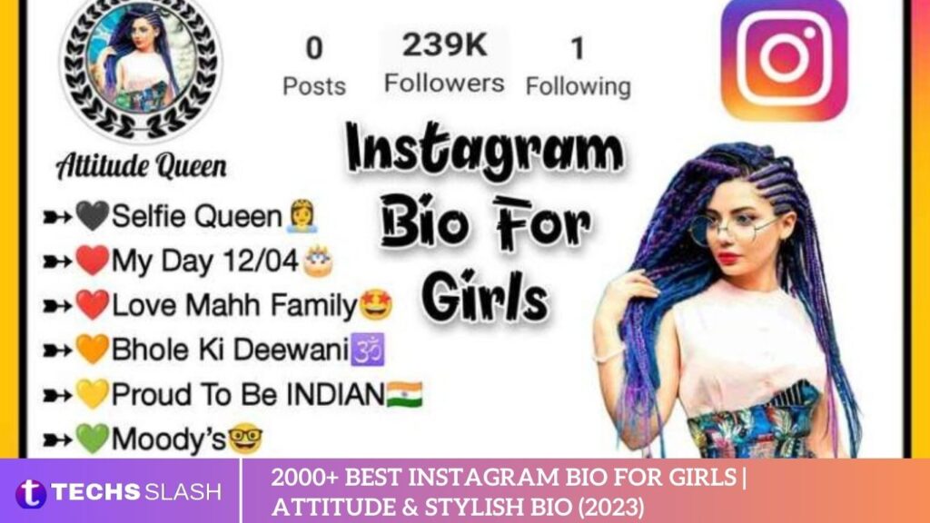 2000+ Best Instagram Bio For Girls Attitude & Stylish Bio (2023)