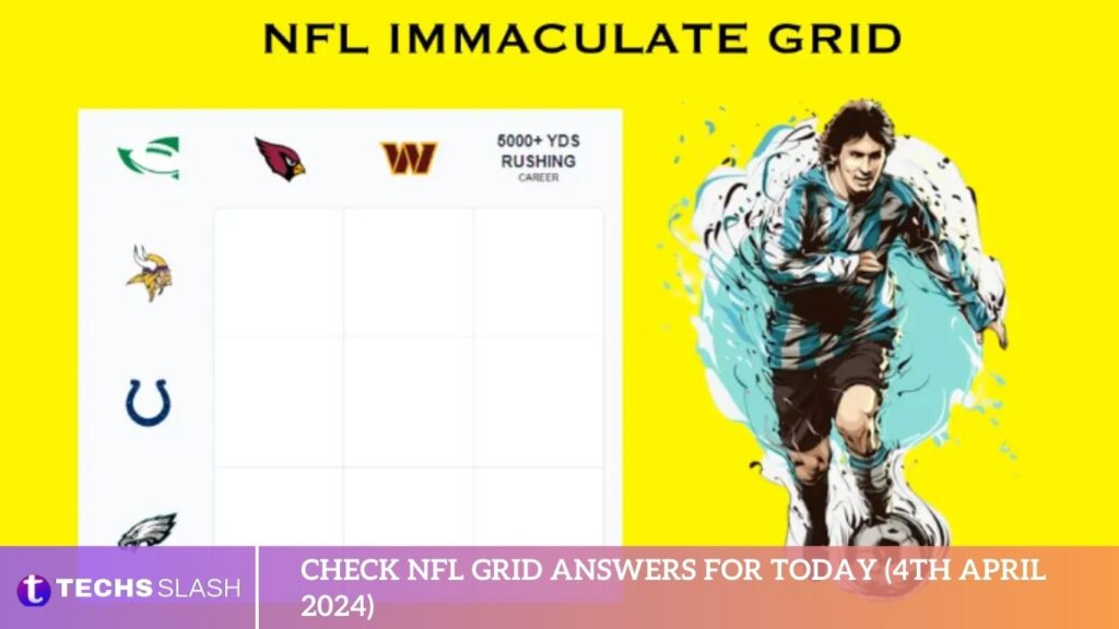Check NFL Grid Answers for Today (4th April 2024)