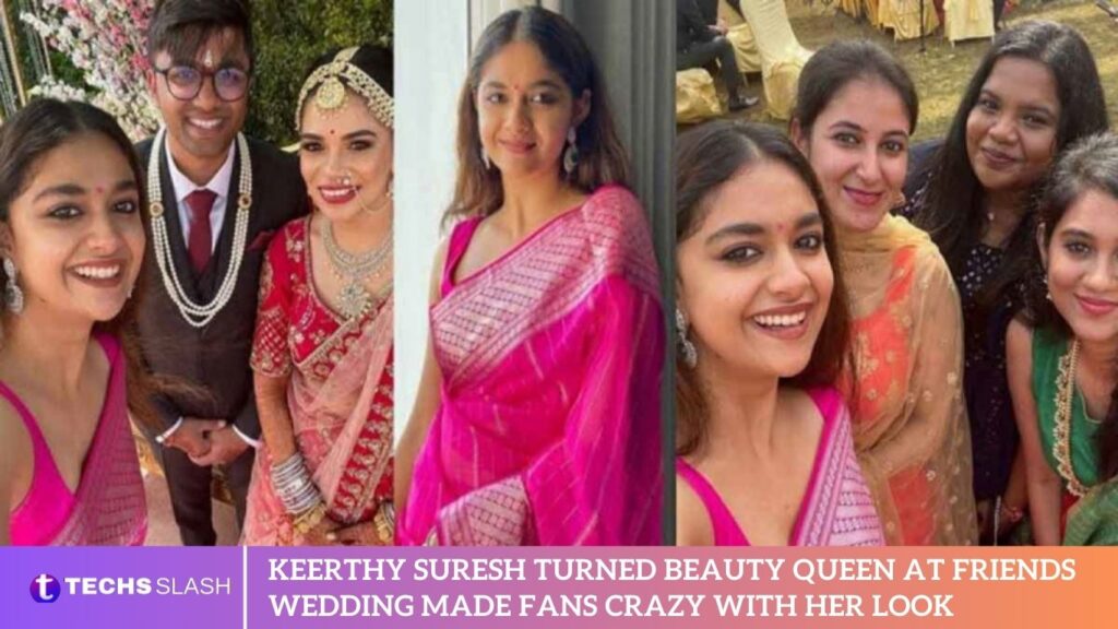 Keerthy Suresh Turned Beauty Queen At Friends Wedding Made Fans Crazy With Her Look Keerthy Suresh Turned Beauty Queen At Friends Wedding Made Fans Crazy With Her Look