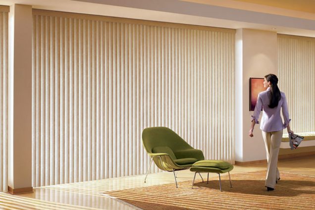 Balancing Natural Light and Privacy with Vertical Blinds by Bravo Blinds in Perth