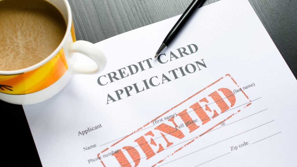 Reasons for Credit Card Application Being Denied
