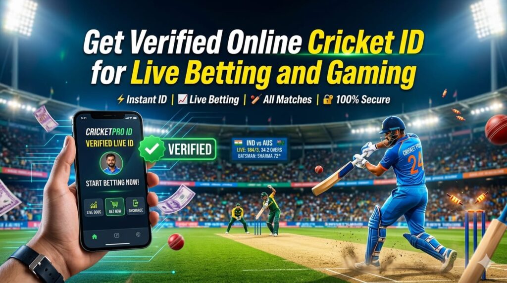 Get Verified Online Cricket ID for Live Betting and Gaming