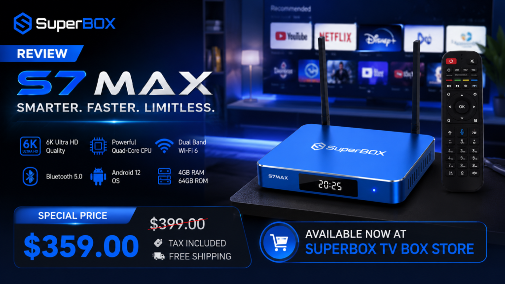 Review SuperBox S7 Max from SuperBox TV Box Store Reputable?