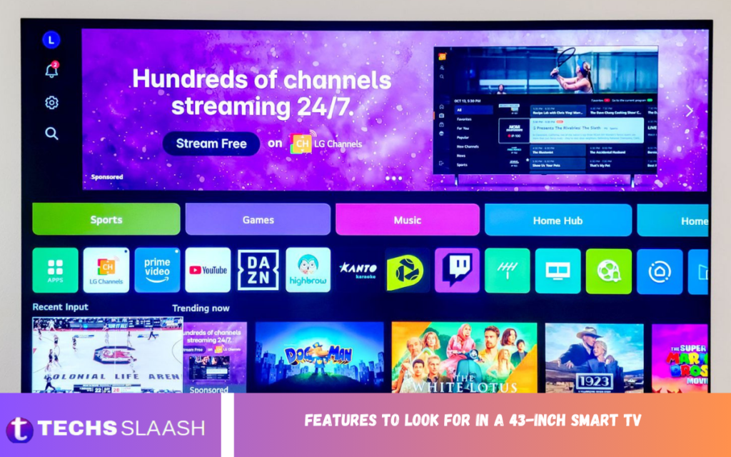 Features to Look for in a 43-Inch Smart TV