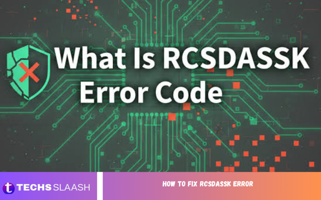 How to Fix RCSDASSK Error