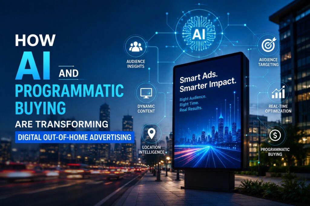 How AI and Programmatic Buying Are Transforming Digital Out-of-Home Advertising