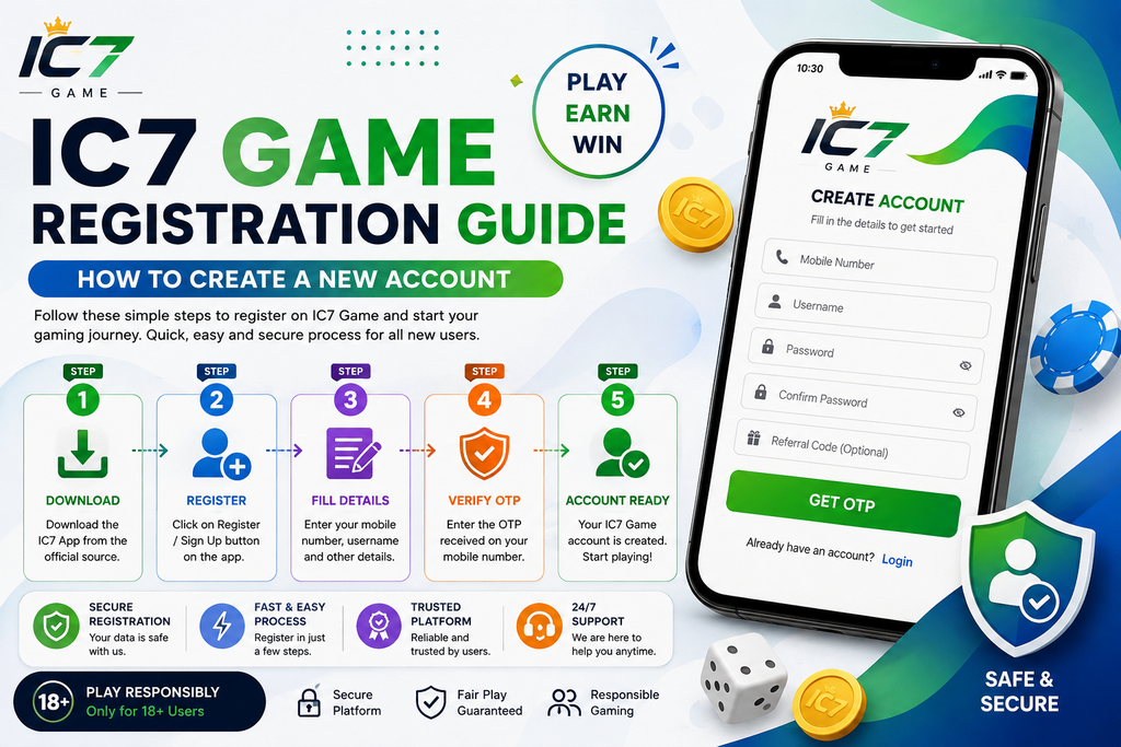 IC7 Game Registration Guide – How to Create a New Account
