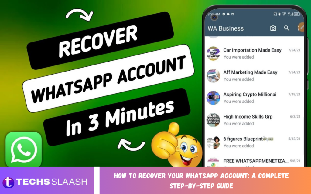 How to Recover Your WhatsApp Account