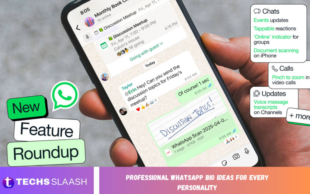 Professional WhatsApp Bio Ideas for Every Personality WhatsApp Bio Ideas