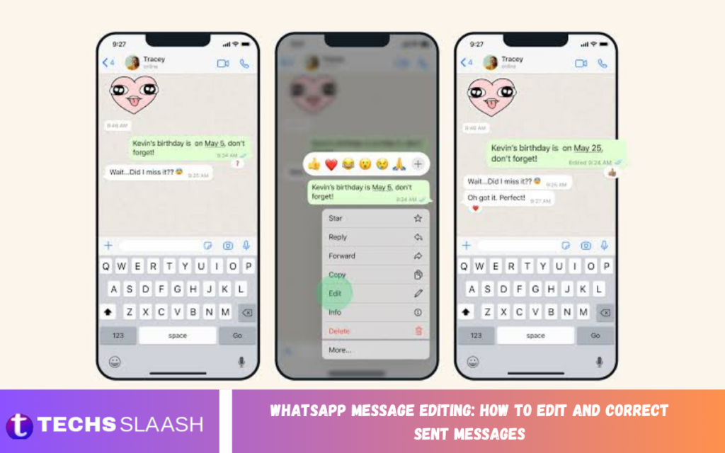 WhatsApp Message Editing: How to Edit and Correct Sent Messages WhatsApp Message Editing