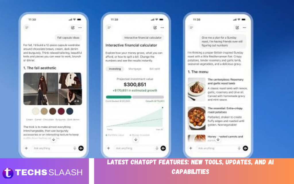 Latest ChatGPT Features