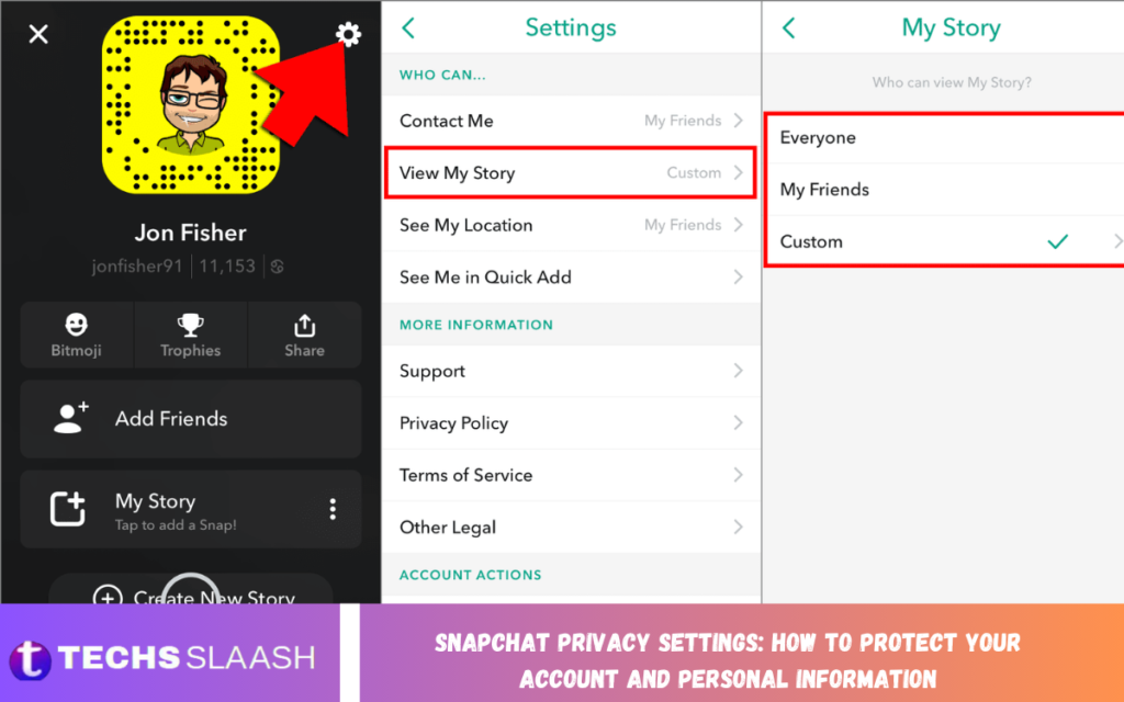 Snapchat Privacy Settings